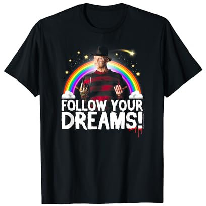 Warner Bros. Nightmare on Elm Street Freddy Krueger T-Shirt - Unisex Erwachsene - Schwarz - S - Kurzarm