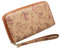 boshiho Kork Vegane Geldbörse, Damen Geldbörse Großraum Smart Phone Clutch Zip Lange Geldbörse mit Kartenhalter Münzfach Vegan Geschenk(Kork 04)
