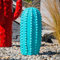 Wanda collection - Statue Cactus Jardin Deco Bleu 30 cm