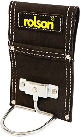 Rolson 68713 Leather Hammer Holder with Pocket