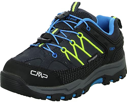 CMP Kinder Trekking Schuhe Rigel Low WP 3Q13244J Antracite-Yellow Fluo 41
