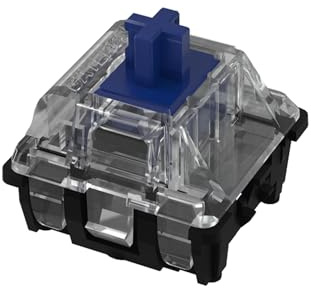 108 pezzi Gateron Blue Ks-15 RGB interruttori ottici per tutta la tastiera meccanica MX (blu ottico)