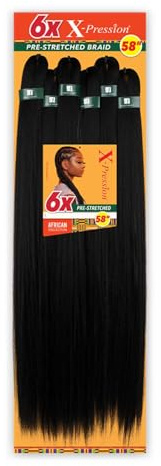 Sensationnel 6X X-Pression Pre-Stretched Braid 58 in (4)