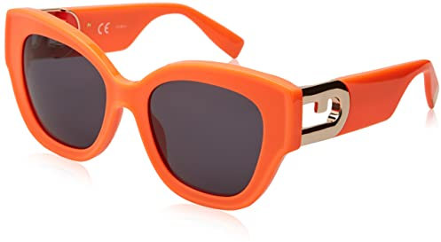 Furla Damen Sfu596 Sonnenbrille, Shiny Full Orange, 50