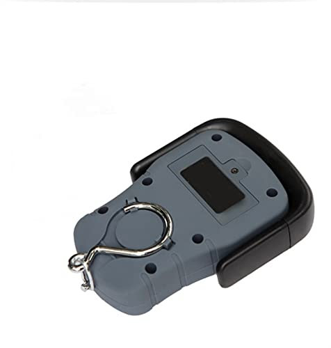 Balance électronique, balance numérique, pèse-bagage portable ultra-mini avec ruban à mesurer à fermeture automatique, écran numérique LED de type vocal Mesure précise (Color : Black, Size : 160cm) (