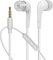 Mr. Gadget's Solutions® Auriculares universales con cable de 3,5 mm con micrófono compatibles con Samsung Galaxy S3 S6 S8 y otros teléfonos Android, auriculares intraurales, color blanco