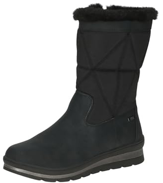 CAPRICE Damen Winterstiefel ohne Absatz Vegan Wasserabweisend