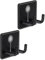Dickly 2X Estante para Raqueta montado en la Pared, Soporte para Raqueta de Tenis, Gancho de Pared de Acero Inoxidable, Gancho Universal para Raqueta de