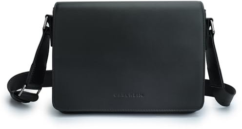 Carlheim Crossbody bag, Cross-Wear Kai, Genuine Leather, Black