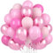 60 Pezzi Palloncini Rosa, Palloncini Compleanno Rosa, Palloncini Rosa Metallizzati, Palloncini Rosa Cipria, Palloncini Battesimo Bimba, Palloncino Rosa per Compleanno Matrimonio Baby Shower