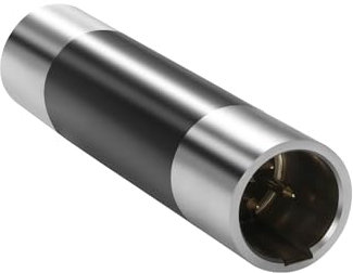 QIANRENON Mini XLR a Mini XLR Extender Adattatore Placcato Oro 3Pin Mini XLR Maschio a Mini XLR Maschio Simmetrico Microfono Connettore Accoppiatore per Microfono Senza Fili Bodypack Microfoni