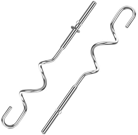 Gancio per impasto per miscelatore manuale di ricambio per Kitchenaid KHM512, ganci per impasto in acciaio inossidabile adatti per KHM 5KSM KSM KSM KSMO KSMH serie di mixer Kitchenaid a mano, 2 pezzi.