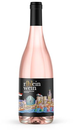 r[h]einwein Tilly Köln | Dornfelder Rosé, feinherb | 12% Vol. | 750ml Einzelflasche | Deutscher Qualitätswein Pfalz | 2022
