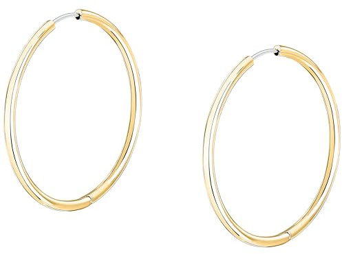 MORELLATO Orecchini Donna in in Acciaio Dorato a Cerchio, Collezione CREOLE, Festa della Mamma Idee Regalo - SAUP26