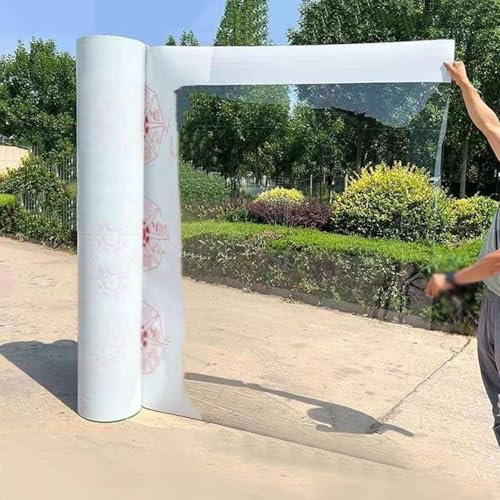 Pannelli in policarbonato per serre, 90 x 700 cm, copertura antipioggia per serre, capannoni, capanne canili, facili da piegare e tagliare, pannelli di ricambio per la massima protezione