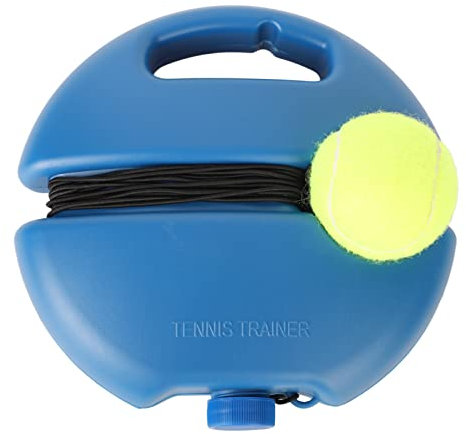 F&Y Tragbarer Tennistrainer – Selbstübendes Rebound-Ball-Trainingsgerät für Anfänger, Solo-Tennis-Trainingshilfe mit verstellbarem Seil für verbesserte Fähigkeiten