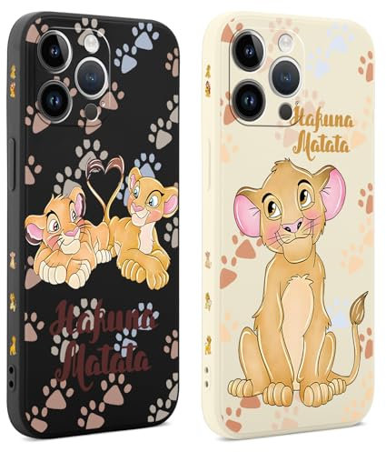 2 Pezzi Cover per Apple iPhone 8 iPhone 7 iPhone SE 2022/2020 4.7, Cartoon Anime Leone Comic Disegni Pattern con Silicone Slim Morbida Sottile TPU Custodia, Kawaii Protezione Antiurto Case, Animale
