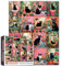 Tucocoo Black Cat Jigsaw Puzzles for Adults 1000 Pieces, Funny Kitten Abstract Botanical Pink Green Collage DIY Puzzles for Home Decor Collection Gift, Challenging Family Puzzle Educational Toys Game