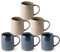 GBHOME Large Coffee Mugs Set of 6, 18oz (500ml) Handmade Ceramic Mugs with Gradient Colours – Ideal for Lattes, Tea, Beer & Hot Chocolate | Dishwasher & Microwave Safe
