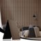 AKK-STAR Akustikpaneele Set 240x60cm (1,44m²) - Faltbare Wandpaneele in Holzoptik für Schallschutz & Dekoration | 3D Wandpaneele für Wohnzimmer, Homeoffice | Zur Wandmontage (Walnuss 4#)