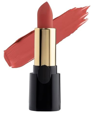 Plush Velvet Creamy Matte Lipstick for Women – Smooth Glide, One-Swipe Pigmentation, Non-Drying Formula – Rich & Vibrant Color (3.2g) – 01 Soul Red