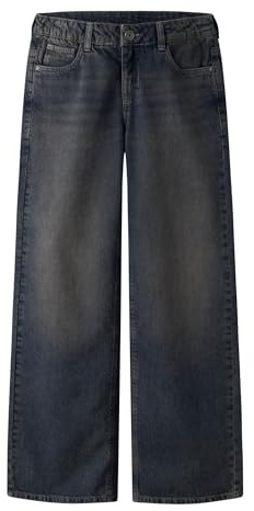 TWO SOON Mädchen Wide Leg Jeans – Breite Denim Hose aus 100% Baumwolle – Relaxed Fit Kinderjeans