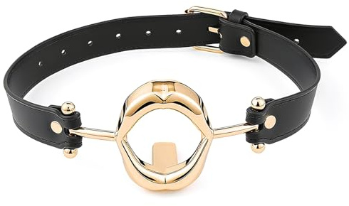 Kutocesy Bâillon Métallique Grand Bâillon Réglable Écarteur Buccal Pour Le Sexe Bondage Esclave Fétichisme Bdsm Jouets Extrêmes Pour Femmes