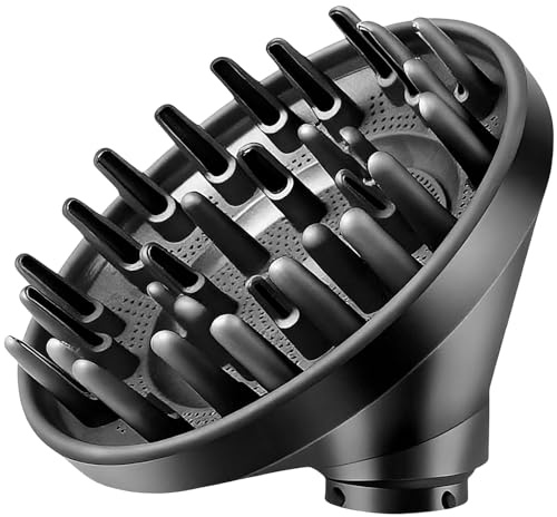 Vexnaro Diffusor Aufsatz, für Lockiges und Gewelltes Haar, Verstärkt und Definiert Wellen und Locken, Kompatibel mit Dyson Airwrap HS01 HS03 HS05, Universal Haartrockner Zubehör