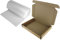 LAPTOP SHIPPING POSTAL BOX: 47x31x6cm STRONG SAFE MEDIUM PARCEL + 3m BUBBLE WRAP