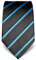 Vincenzo Boretti Herren Krawatte reine Seide gestreift edel Männer-Design zum Hemd mit Anzug für Business Hochzeit 8 cm schmal/breit blau