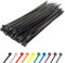 Gocableties - Collier de Serrage en Nylon - 300 mm x 7,6 mm - Noir - Attache Câble Ultra Solide - Serre-Câbles Ultra Solide - Lot de 100 Pièces