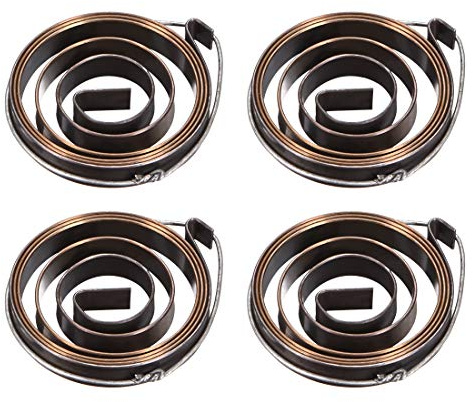sourcing map Drill Press Return Spring, Quill Spring Feed Return Coil Spring Assembly, 2.2Ft Long, 35 x 6 x 0.7mm 4PCS