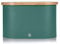 Swan Nordic Brotkasten, Deckel aus Bambusschneidebrett, Bread Bin aus Kohlenstoffstah für die Aufbewahrung von Brot und Wiener Backwaren, Modernes Design, Grün, Stahl, Einheitsgröße