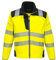 Portwest PW3 Warnschutz-Softshelljacke, Größe: XS, Farbe: Gelb/Schwarz, T402YBRXS