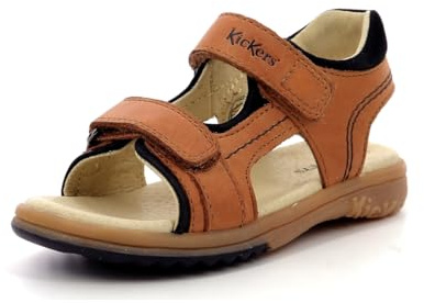Kickers Homme Platino Sandales, Camel, 35 EU