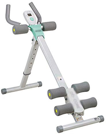 Bauchtrainer Hauptbauch Damenbauchmaschine Bauchmuskeltraining, Dünnbauch-Bauchmuskelgerät Fitnessgeräte 5-Gang-Einstellung (Color : Green, Size : 110 * 80 * 50cm)