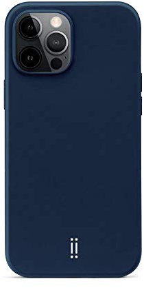aiino - Custodia Silicone per iPhone 12 Pro Max, Strongly, Antiurto e Antigraffio, Wireless Charge, Impugnatura Morbida, Blu
