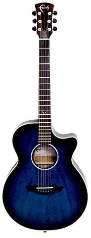 Faith Guitars Blue Moon Neptune Grand Concert Electro Acoustic Guitar (Venus, Right)