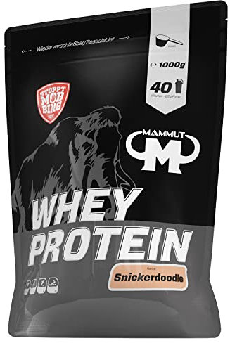 Mammut Nutrition Whey Protein, Snickerdoodle, Molke, Eiweiß, Protein Shake, 1000 g