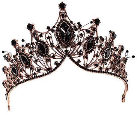 TITIVATE Tiara Crystal Crown Wedding Tiara Bridal Tiara Crystal Rhinestone Tiara Crown Princess Tiara, Crystal, Rhinestone, Alloy,