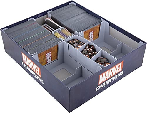 Feldherr Organizer kompatibel mit Marvel Champions: Das Kartenspiel - Grundspielbox