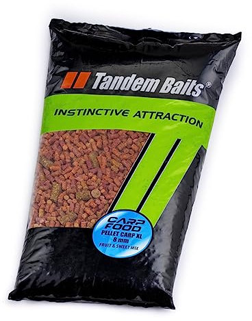 Tandem Baits Carp Food Mix Pellet Fruit & Sweet | Karpfen-Pellets | Karpfen Angeln ohne Mühe | Köder zum Große-Fische-Angeln | Karpfenzubehör für Profis & Hobby-Angler | Angelfutter 10 kg