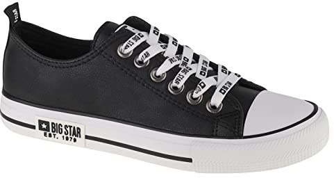 Big Star Shoes KK274096, Womens Plimsolls, Black, 39 EU