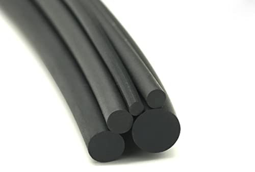 2/5/10 m Durchmesser 1,5 2 2,5 3 4 5 6 7 8 9 10 mm massives schwarzes NBR-Dichtungsband, ölbeständig, Nitrilkautschuk, runder Streifen, NBR-Streifen, Durchmesser 10 mm, 10 Meter