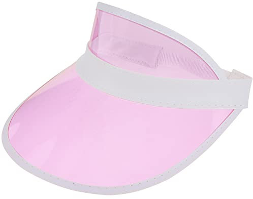 BESPORTBLE Cappello da Sole Trasparente per Esterni con Visiera Larga Moda Protezione UV per Donne in Spiaggia attività Allaperto