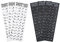 6 Stück Russische Tastaturaufkleber, Kyrillische Tastaturaufkleber，Russische Universelle Aufkleber, Geeignet für Jede Standard-Tastatur, Russian Keyboard Stickers(3*Schwarz, 3*Weiß)