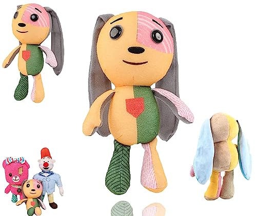 PEKmAr Lost Ollie Kuscheltier, Ollie Rabbit Stofftier Cartoon Animation Figur Spielzeug, Kuscheltiere Kissen Spielzeug Tier Cartoon Animation Figur Spielzeugpuppe Anime Dekokissen