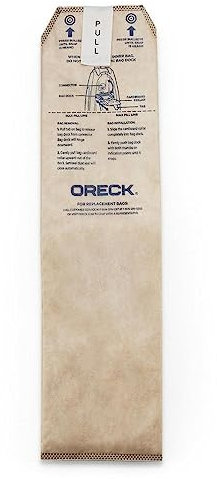 Oreck HEPA Media Cleaner Vacuum Bag, Tan