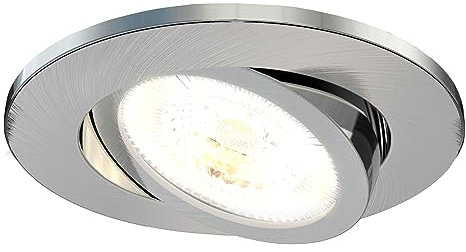 Ledvion LED Downlights, Edelstahl, 7W, IP65, CCT, COB, Ø90mm, Dimmbar, Einfache Installation, 5 Jahre Garantie, Badezimmer Downlights, Dimmbare LED Lampe