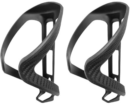 RCF Trinkflaschenhalter aus 100% recyceltem Kohlefaser für Rennradfahren MTB Mountainbiken Wasserkäfig-Set für 2 Stück